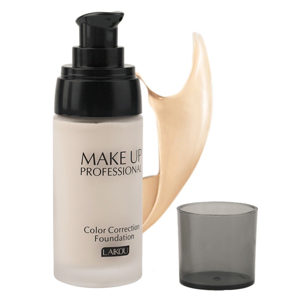LAIKOU Brand Makeup Base Professional Women Whitening Face Concealer Liquid Foundation Cover Concealer Moisturizing Cream Tools - ebowsos