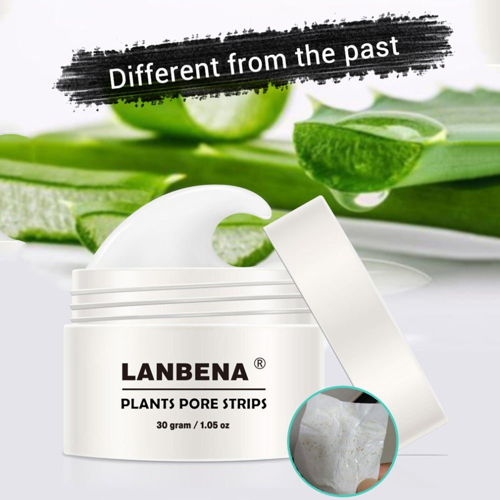 LANBENA 60Pcs Nose Blackhead Remover Nose Mask Pore Strip Black Head Peeling Mask Deep Cleansing Skin Care - ebowsos