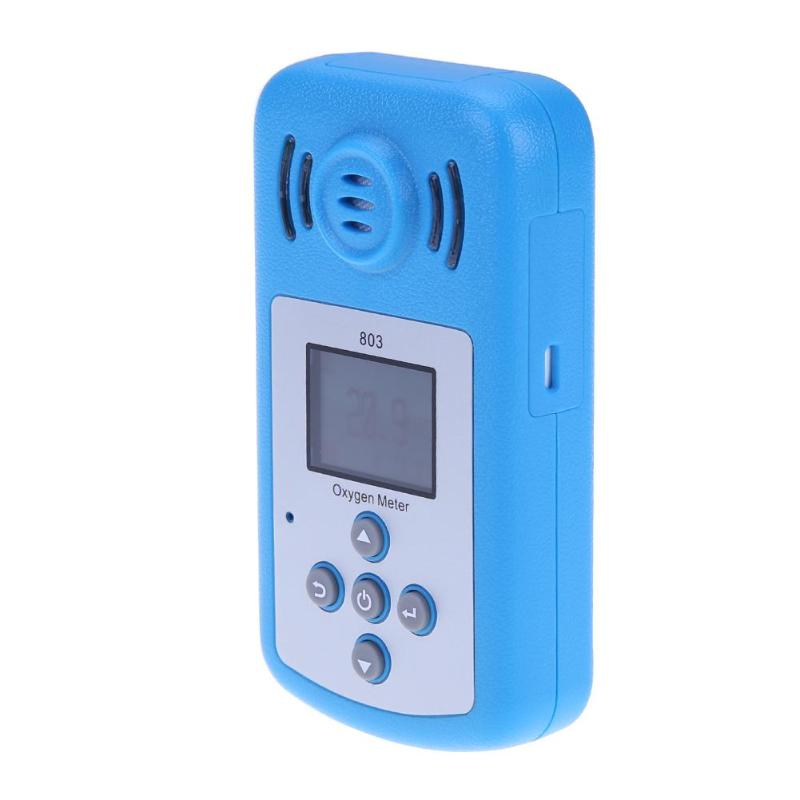 LCD Oxygen Meter Digital Meter Portable Oxygen(O2) Concentration Detector Tester with LCD Display and Sound-light  Alarm - ebowsos