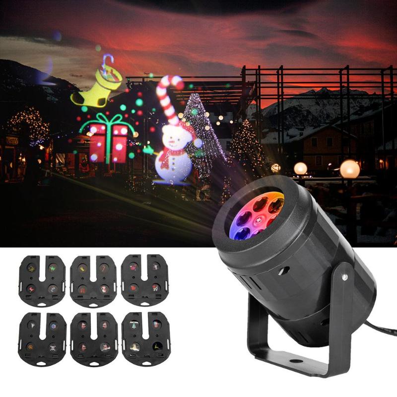 LED Laser Projector Light Holiday Birthday Party Home Garden Decor Lamp Outdoor Tool Camping hiking Tent Light Accessories - ebowsos
