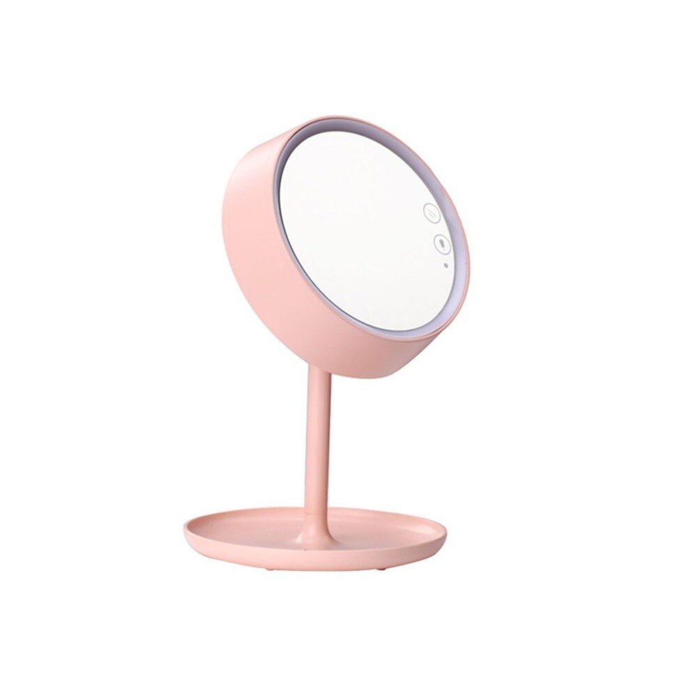 LED Makeup Mirror Lamps Light Adjustable 180 Reversal USB Rechargeable Bedroom Night Lamp Phone Bracket Unique Gift - ebowsos
