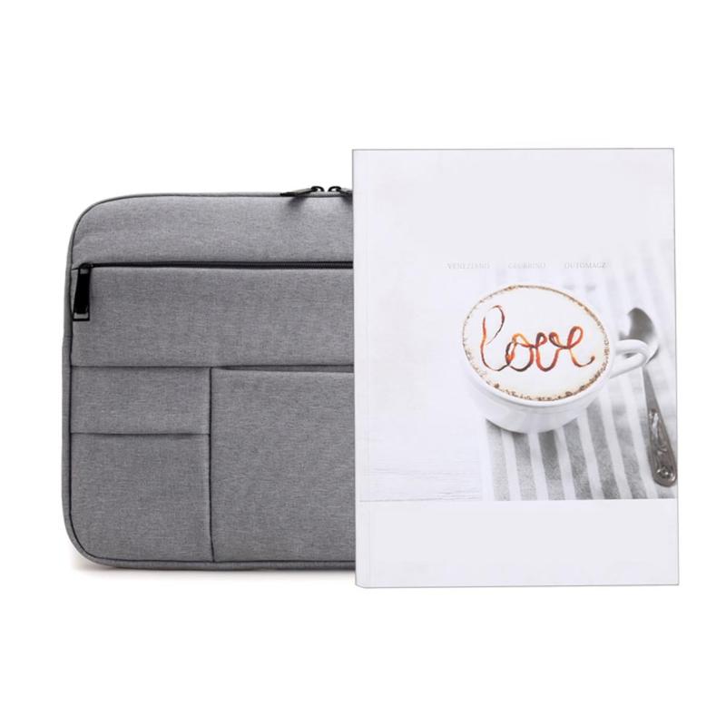 Laptop Bag Nylon Waterproof Laptop Sleeve Bag Protective Zip Cover 13.3in Tablet for iPad A4 Magzine for Women Men Notebook New - ebowsos
