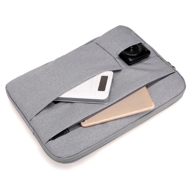 Laptop Bag Nylon Waterproof Laptop Sleeve Bag Protective Zip Cover 13.3in Tablet for iPad A4 Magzine for Women Men Notebook New - ebowsos