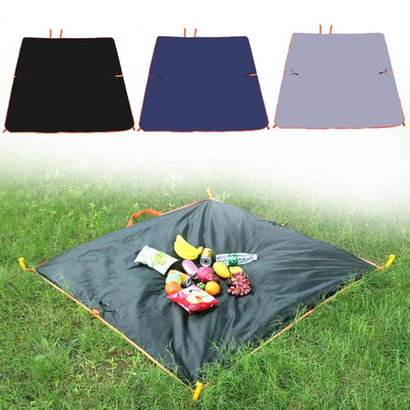 Large Space Picnic Mat Camping Moistureproof Outdoor Beach Climb Plaid Blanket Foldable Portable Double-sided Waterproof-ebowsos