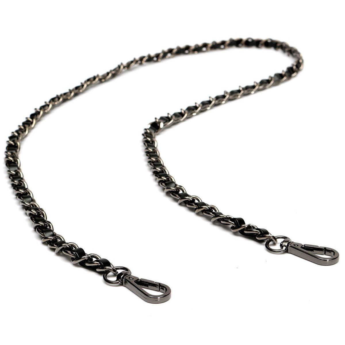 Leather Chain Purse Cross-body Handbag Shoulder Bag Strap Replacement Accessories 120cm,black - ebowsos