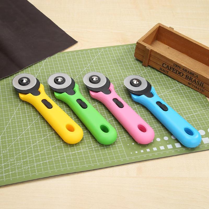 Leathercraft Cutting Tool Rotary Fabric Blade Patchwork Sewing Quilting Cutter for School Workshop Technology Cutting Tool - ebowsos