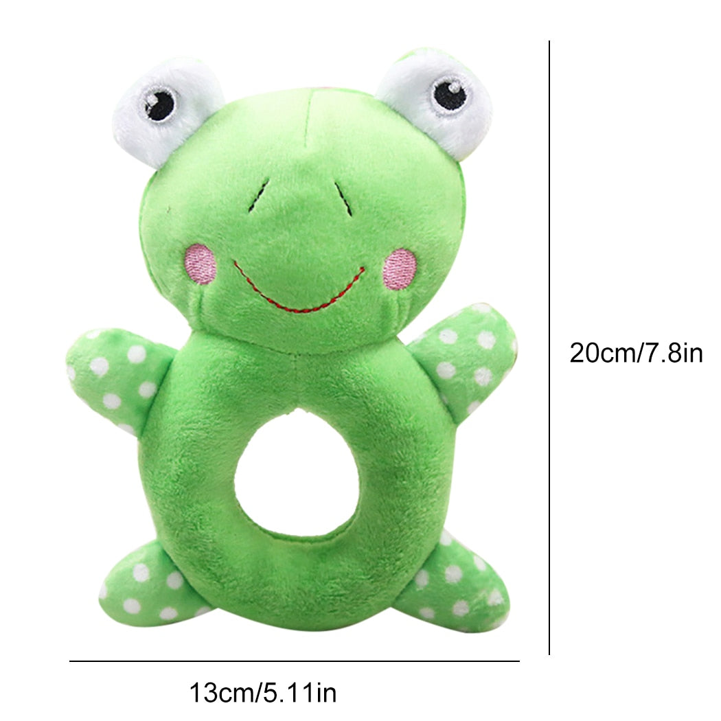 Funny Plush Pet Toy Cartoon Chicken Rabbit Frog Pet Bite Toy Pet Sound Toy For Dogs Cats Pet Interaction Supplies-ebowsos