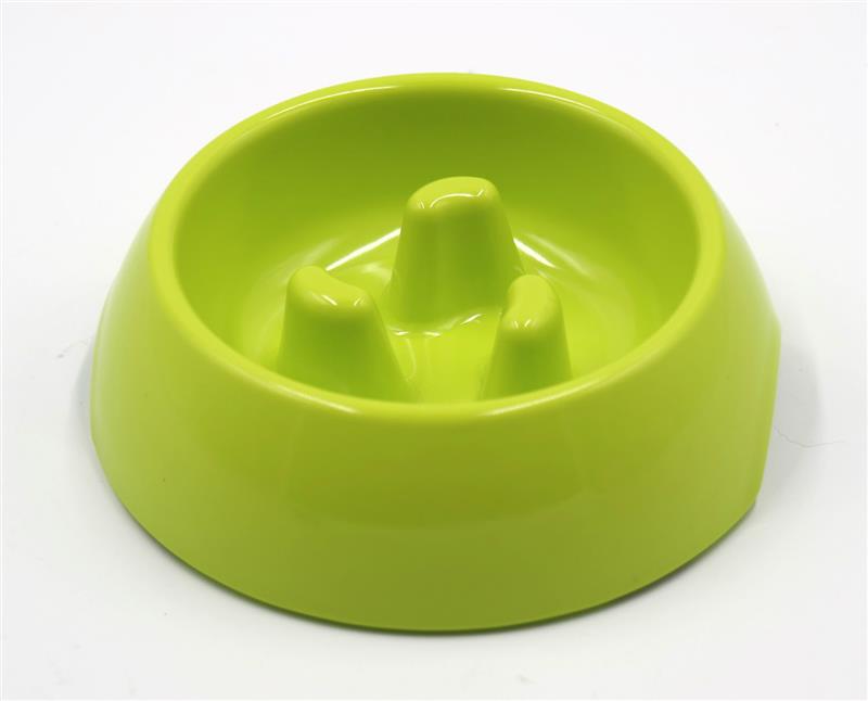 Non-Toxic PP Resin Stainless Steel Combo Pet Dog Bowl Puppy Cat Bowl Water Food Storage Feeder Rice Basin 6 Colors-ebowsos