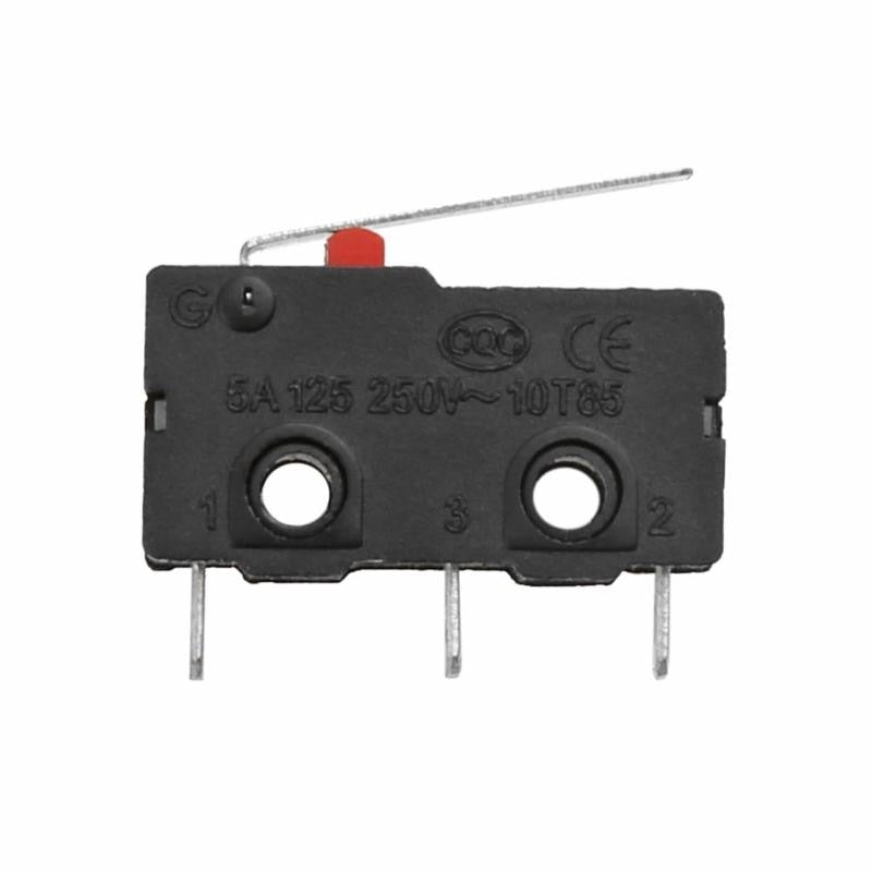 Limit Switch 3Pin N/O N/C 5A 250V AC KW11-3Z Micro Switch for 3D Printer Part Roller Lever Endstop High Quality - ebowsos