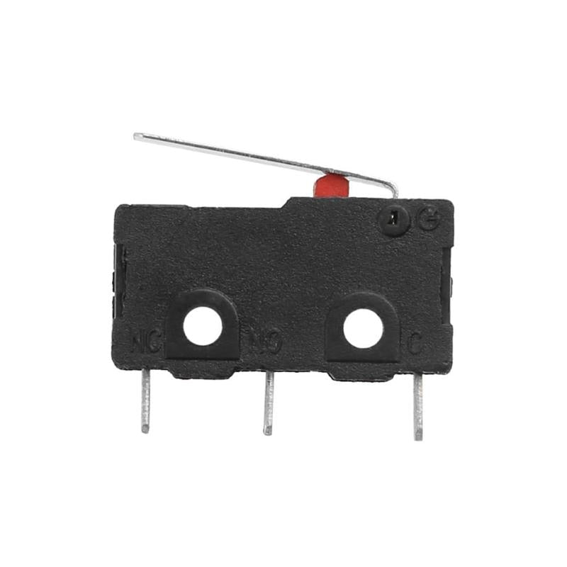 Limit Switch 3Pin N/O N/C 5A 250V AC KW11-3Z Micro Switch for 3D Printer Part Roller Lever Endstop High Quality - ebowsos