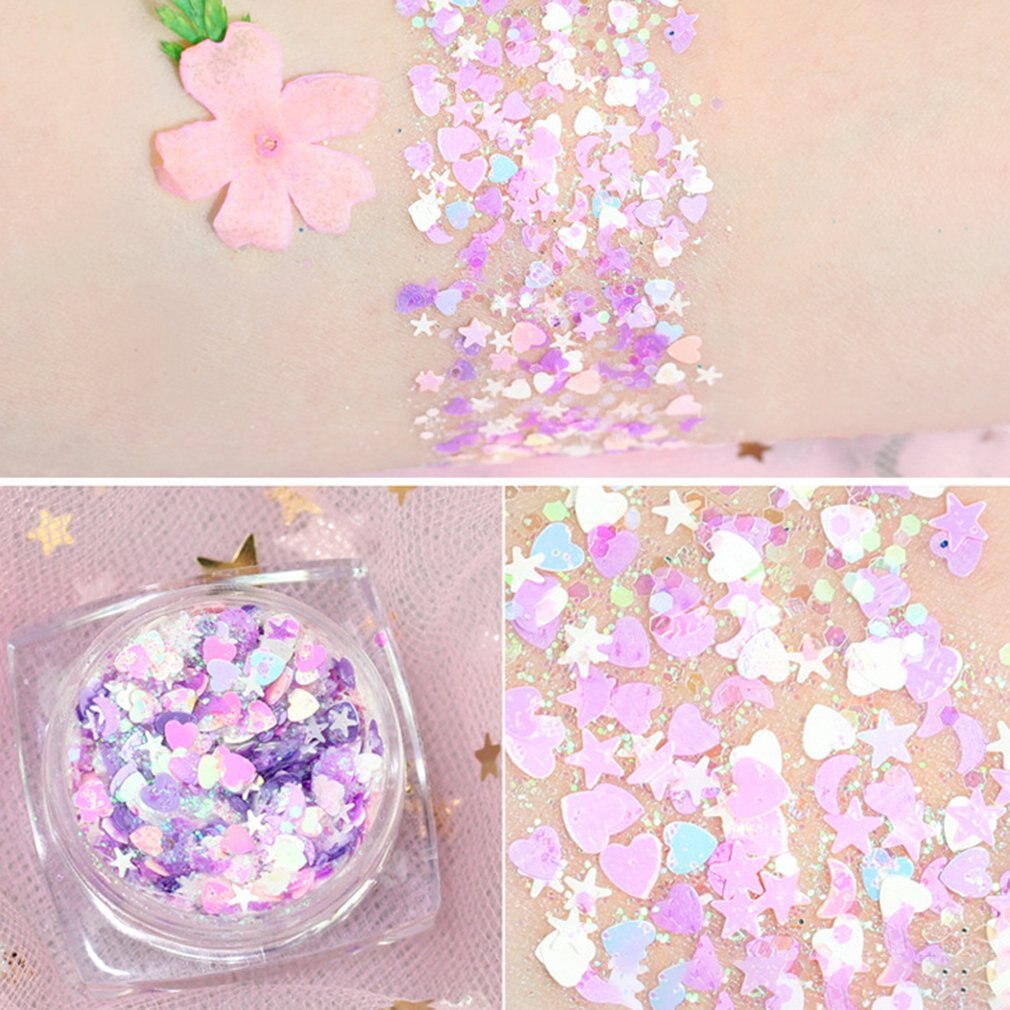Lolita Nail Glitter Polishing Powder Shinning Nail Glitter Pigment Powder DIY Nail Manicure Pigment Decorations - ebowsos