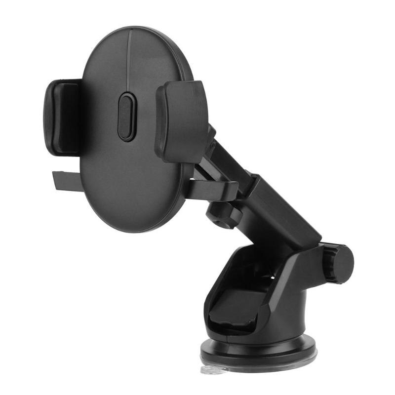 Long Neck One Touch Car Phone Mount Holder Dashboard Suction Cup Clamp Stand Bracket for iPhone Samsung High Quality Holder - ebowsos