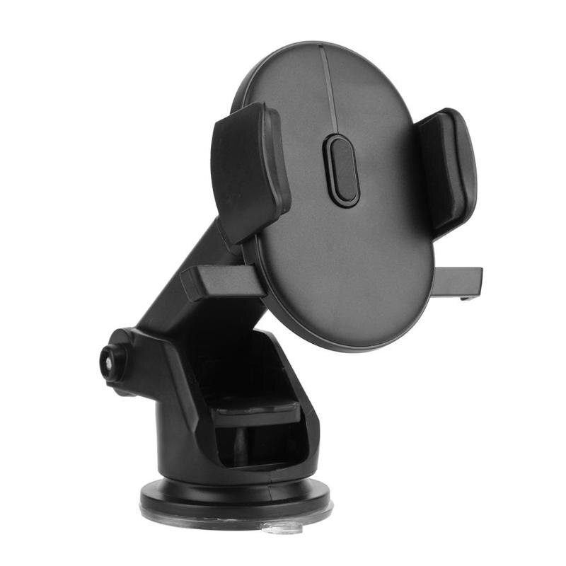 Long Neck One Touch Car Phone Mount Holder Dashboard Suction Cup Clamp Stand Bracket for iPhone Samsung High Quality Holder - ebowsos