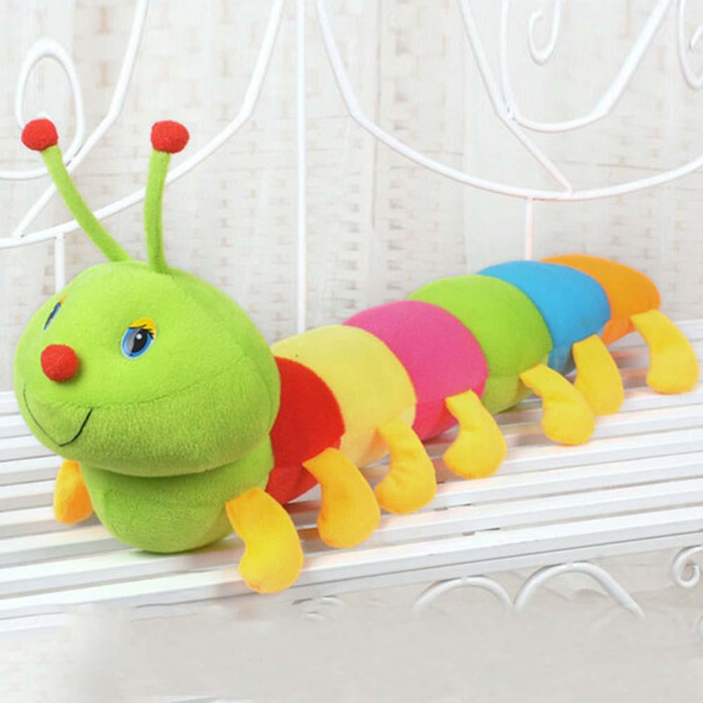 Lovely 50cm Inchworm Toy Soft Plush Caterpillars Hold Pillow Doll Toys For Children Baby & Kid Plush Toys-ebowsos
