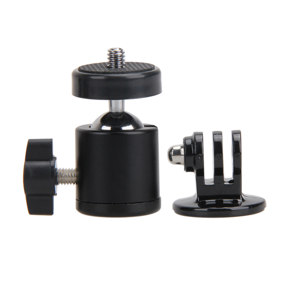Low Angle Removable Suction Cup Tripod Mount for Gopro Hero 5 3 3+ 4 Session Xiami Yi 4K SJCAM SJ4000 with Ball Head Suckers - ebowsos