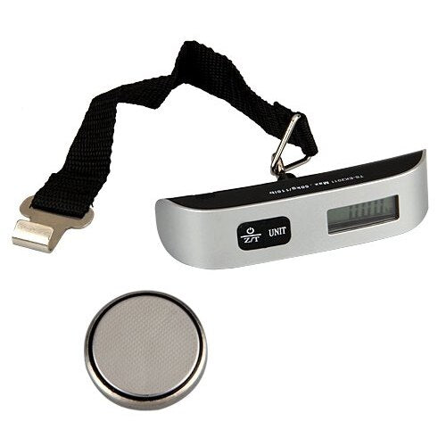 Luggage Scale Hand Scale Hanging Scale Precision Scale Digital Thermometer 50kg/ 50g - ebowsos