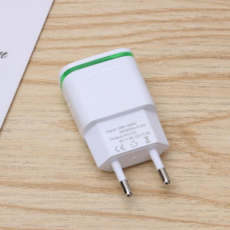 Luminous Quick Charge 2.0 2A Fast USB Charger Travel Wall Adapter for Smartphone Tablet PC High Quality USB Charger Promotion - ebowsos