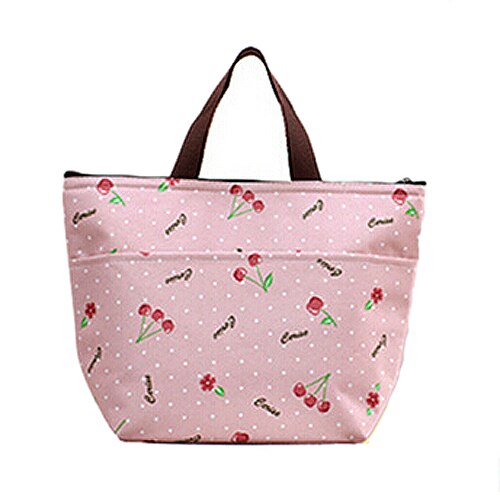 Lunch Box Bag Tote Insulated Cooler Carry Bag - ebowsos
