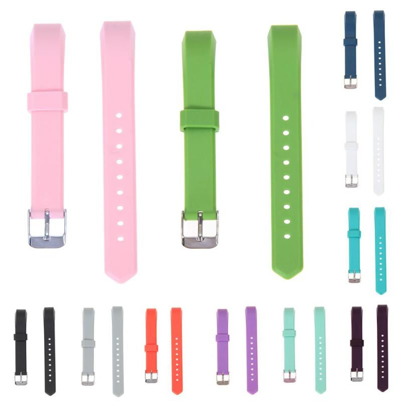 Luxury Silicone Replacement Multicolour Band Strap Buckle For Fitbit Alta No Tracker - ebowsos