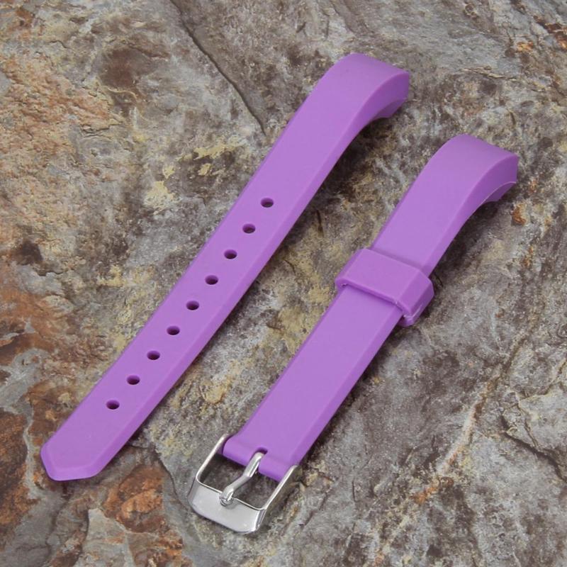 Luxury Silicone Replacement Multicolour Band Strap Buckle For Fitbit Alta No Tracker - ebowsos