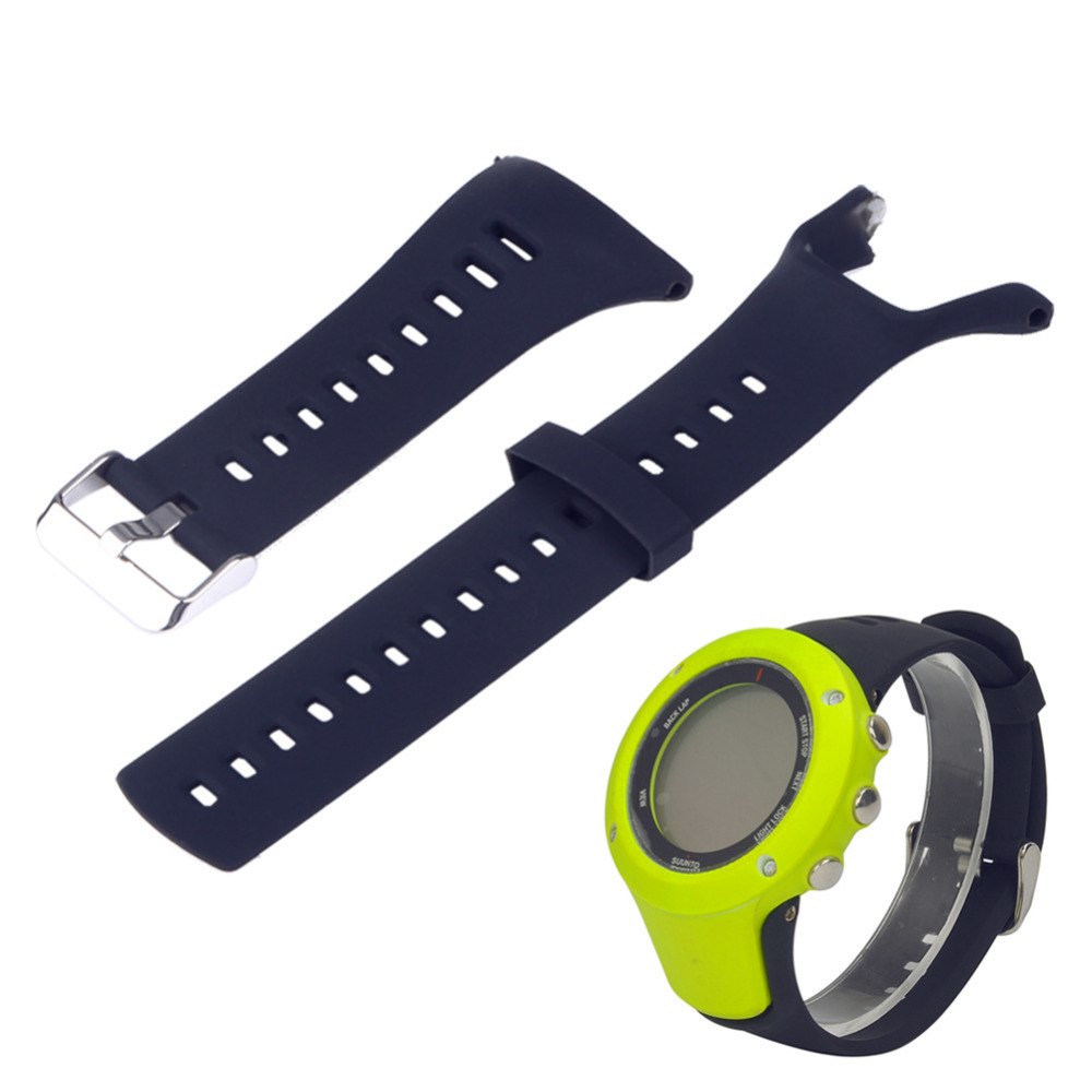 Luxury Wristband Rubber Watch Band Replacement Band Strap Smart Bracelet Watchbands For SUUNTO AMBIT 3 PEAK Ambit 2 Ambit 1 - ebowsos