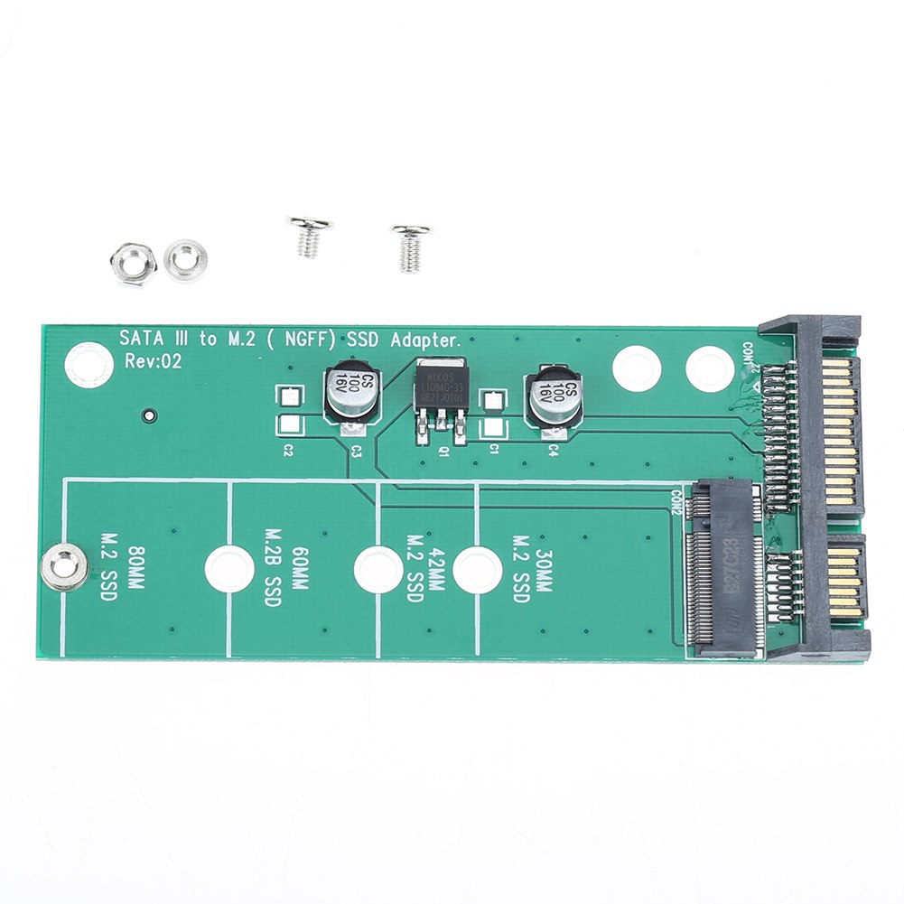 M2 NGFF SSD SATA3 SSDs to SATA 3 SATA 2.5 Adapter Expansion Card Adapter SATA to NGFF Convert Card - ebowsos