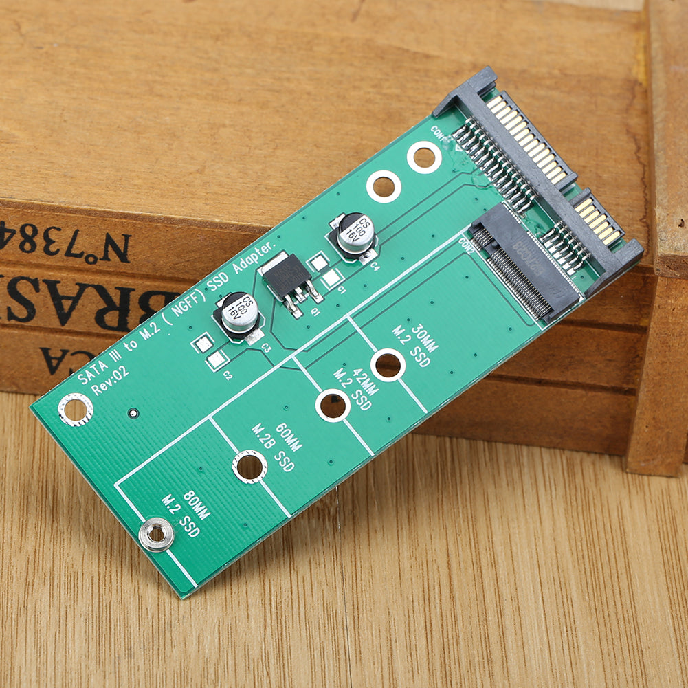 M2 NGFF SSD SATA3 SSDs to SATA 3 SATA 2.5 Adapter Expansion Card Adapter SATA to NGFF Convert Card - ebowsos