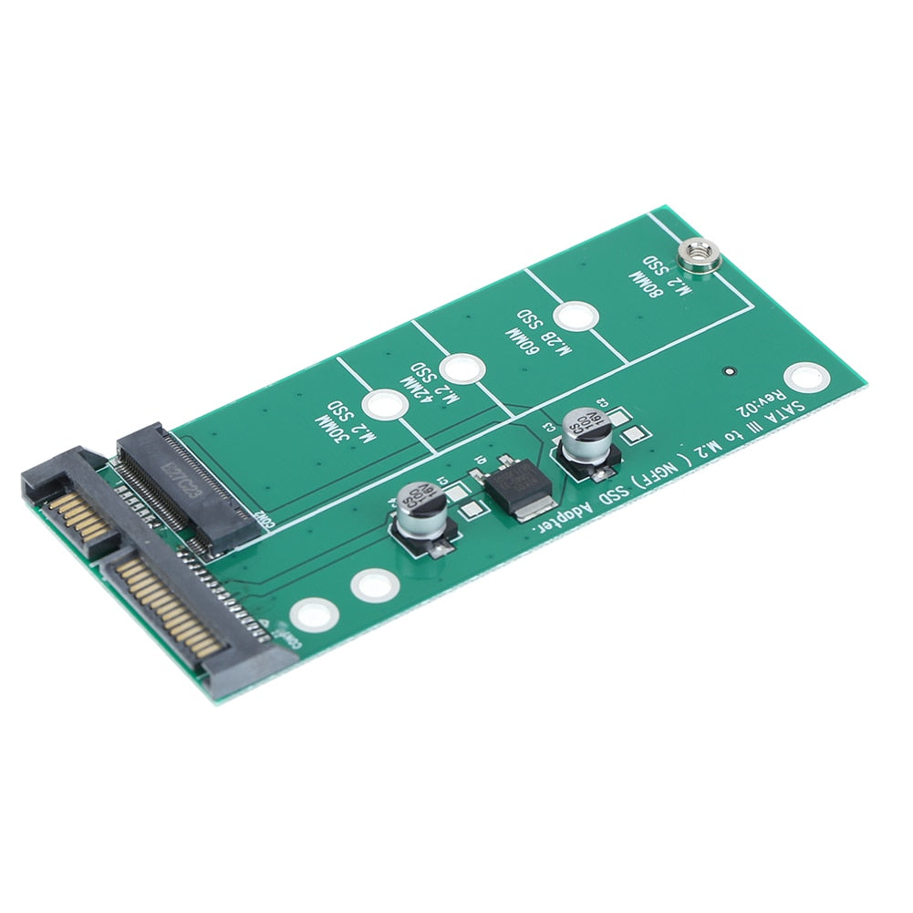 M2 NGFF SSD SATA3 SSDs to SATA 3 SATA 2.5 Adapter Expansion Card Adapter SATA to NGFF Convert Card - ebowsos