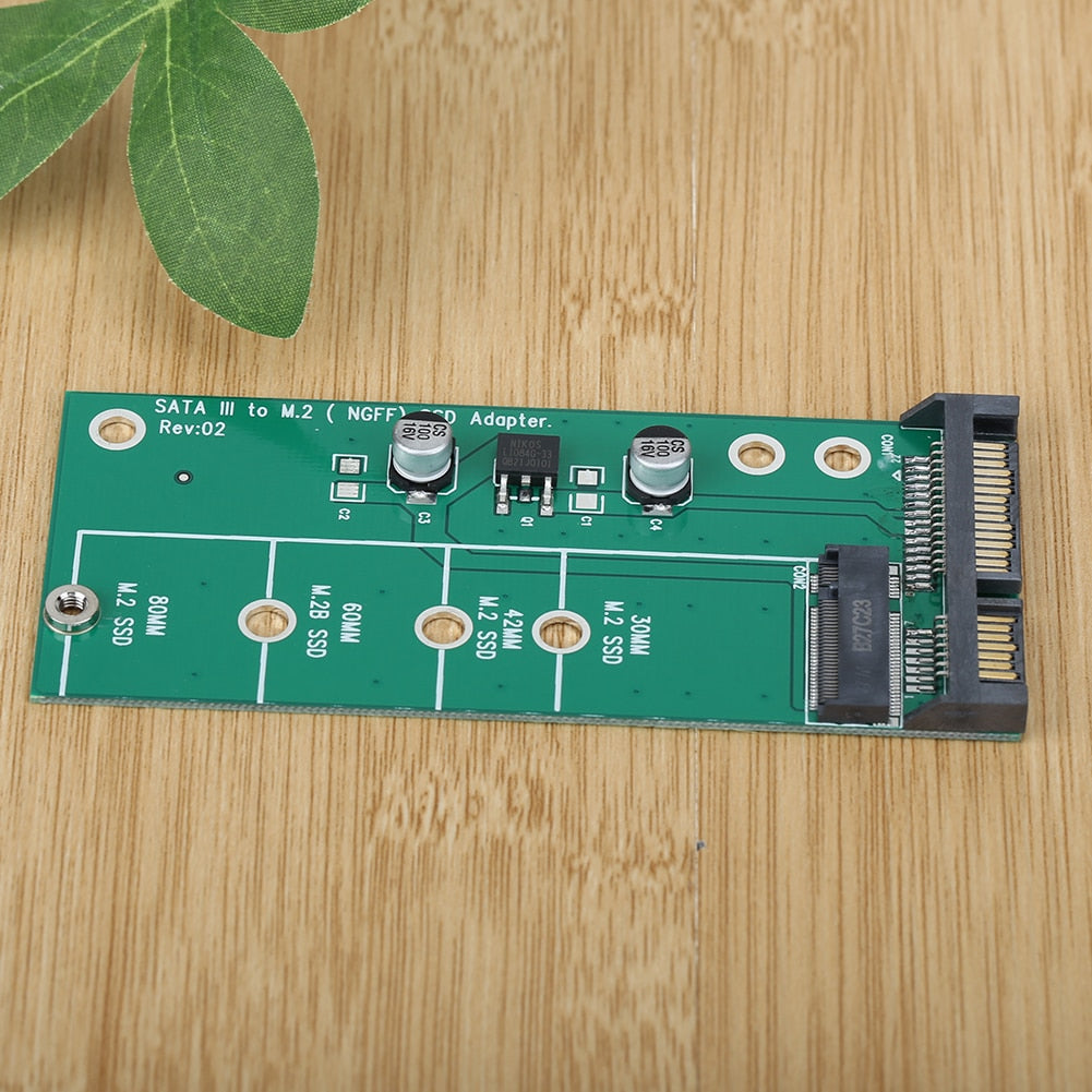 M2 NGFF SSD SATA3 SSDs to SATA 3 SATA 2.5 Adapter Expansion Card Adapter SATA to NGFF Convert Card - ebowsos