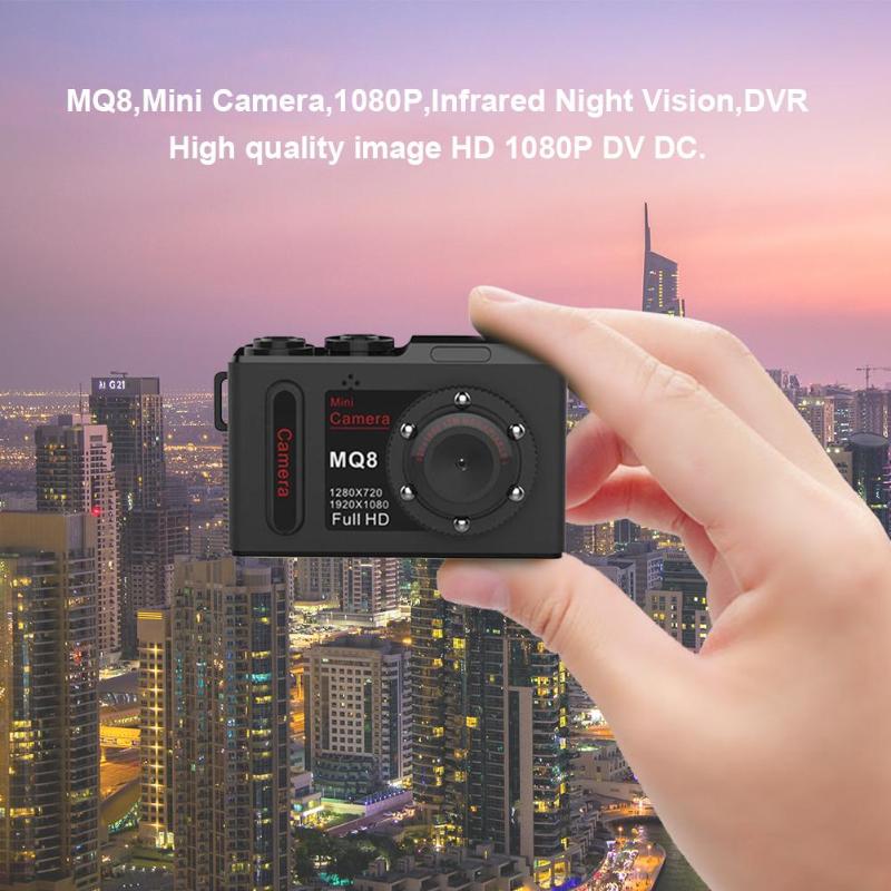 MQ8 Mini Camera Full HD 1080P Camera Infrared Night Vision Mini DVR Digital Video Recorder Camcorder Cam High Quality Camera - ebowsos