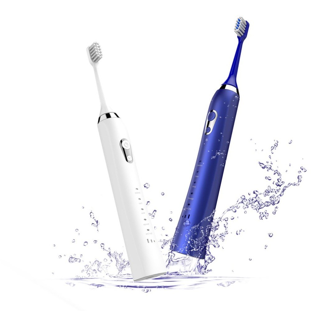 Magnetically Suspended Acoustic Electric Toothbrush Wireless Induction Charging Acoustic Toothbrush - ebowsos