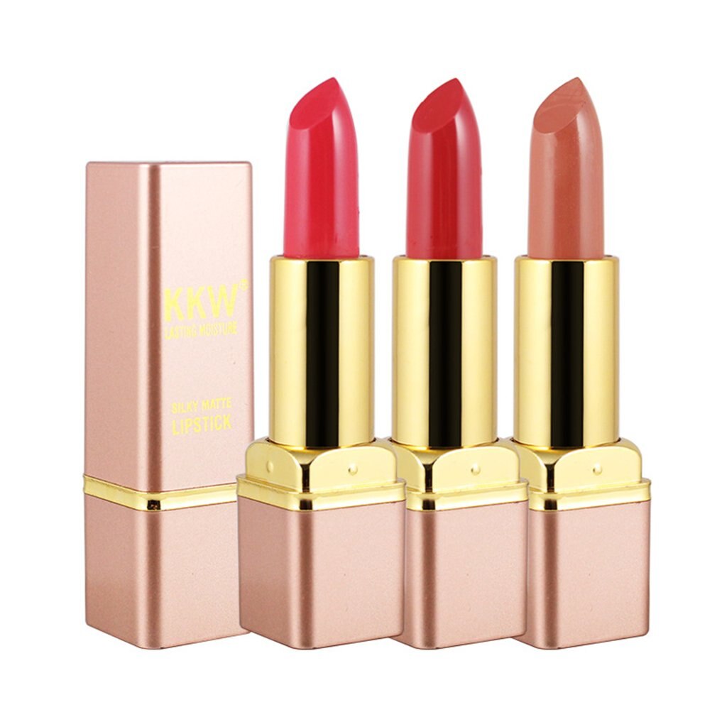 Makeup Beauty Glitter Shining Lipstick Natural Long Lasting Women Moisturizing Nourishing Cosmetic Lipstick Tools - ebowsos