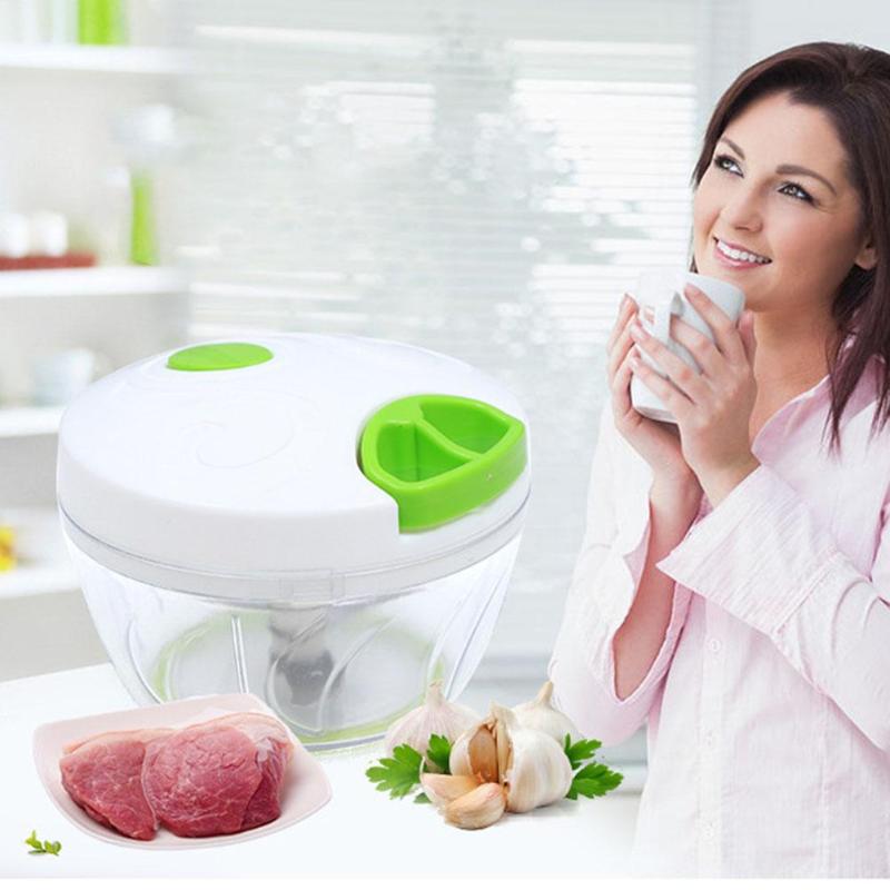 Manual Meat Grinder Chopper Garlic Cutter Safety and Non-toxicity Food Slicer Durable Portable Kitchen Gadgets Accessories - ebowsos