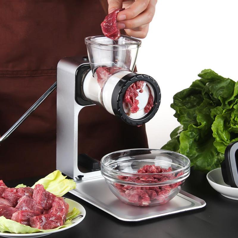 Manual Mincer Meat Grinder Hand Operated Beef Sausage Maker Kitchen Tool - ebowsos