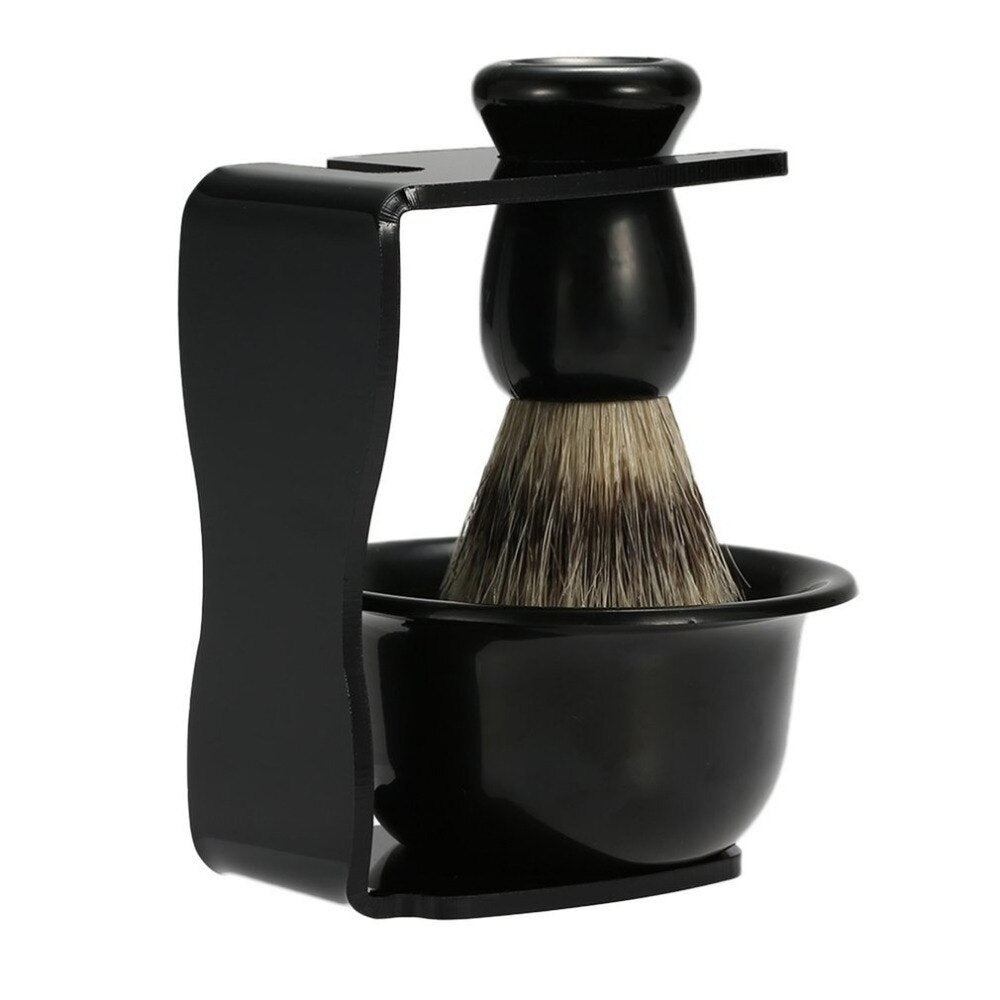 Manual Shaving Brush Set Old-fashioned Beard Razor Shavers Handheld Shaving Razor Hair Trimmer Washable For Home Salon SELLING - ebowsos