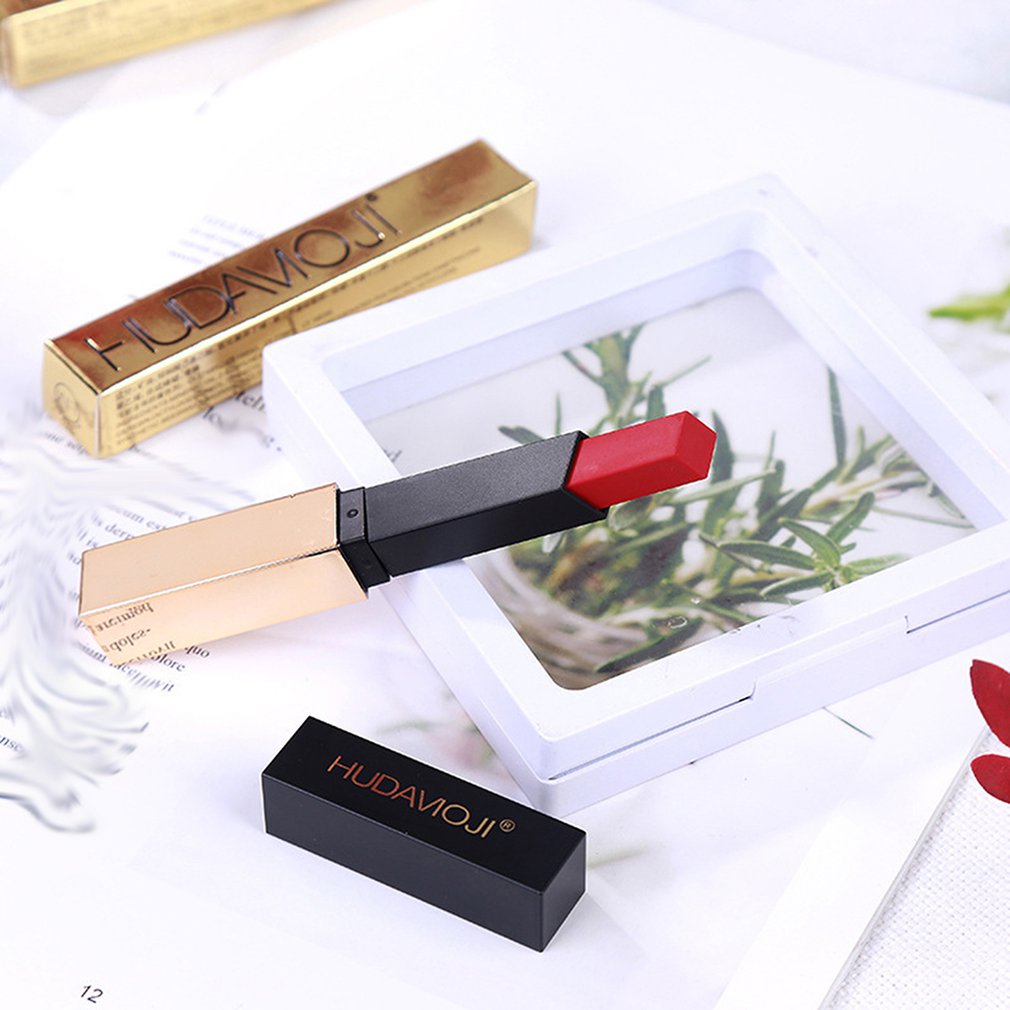 Matte Matte Small Gold Lipstick Moisturizing Waterproof Lasting Non-Stick Cup Lip Gloss Beauty Products - ebowsos