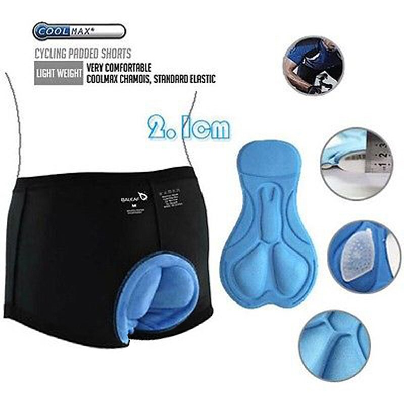 Men Bicycle Shorts Outdoor Cycling 3D Gel Padded Anti UV Underwear Bike Cycling Comfortable Breathable Shorts Man-ebowsos