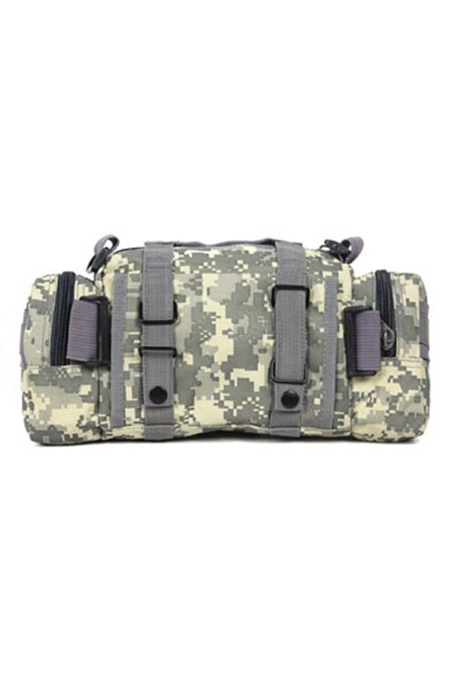 Men  Waist Pack Shoulder Bag Handbag Military Casual    Multi-purpose Bag ACU Camouflage - ebowsos