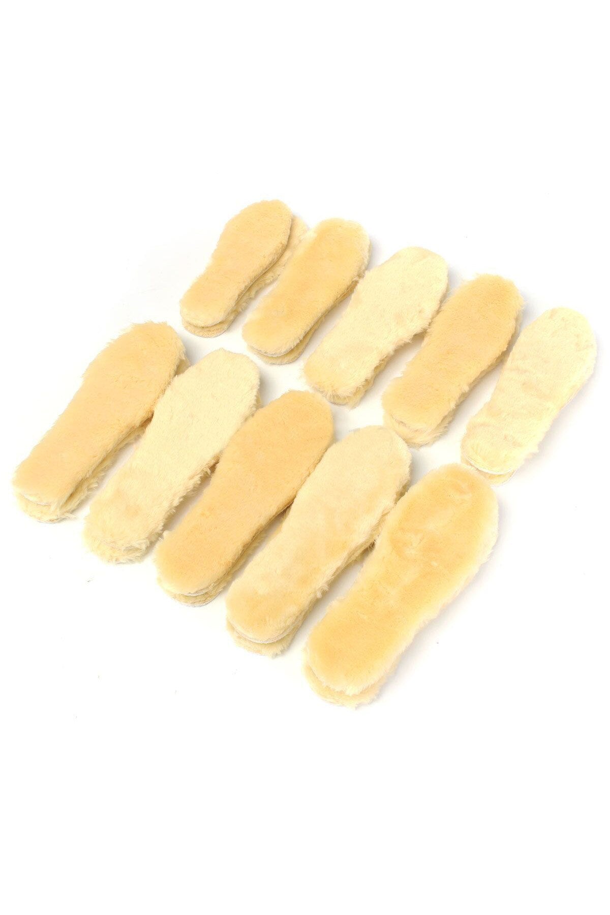 Men Women Insoles Pads Replacement For Winter Shoes Boots Rainboots Yellow - ebowsos
