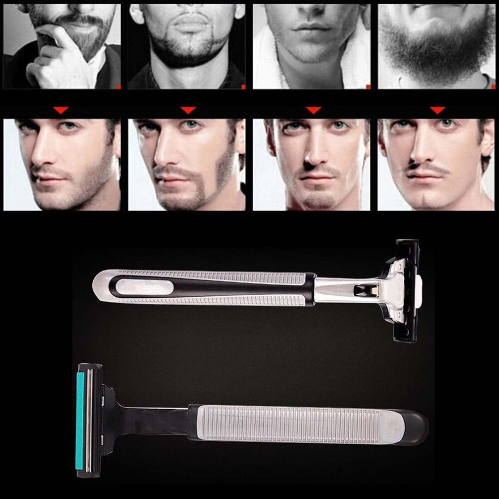 Men's Razor Manual Shaving Razor 1 Handle 1 Blade Men's Beard Knife Razor Tool Men's Shaving Razor Tool - ebowsos