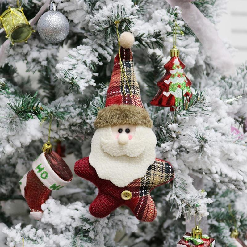 Merry Christmas Hanging Pendant Xmas Tree Ornament Toy Doll Hang Decoration - ebowsos