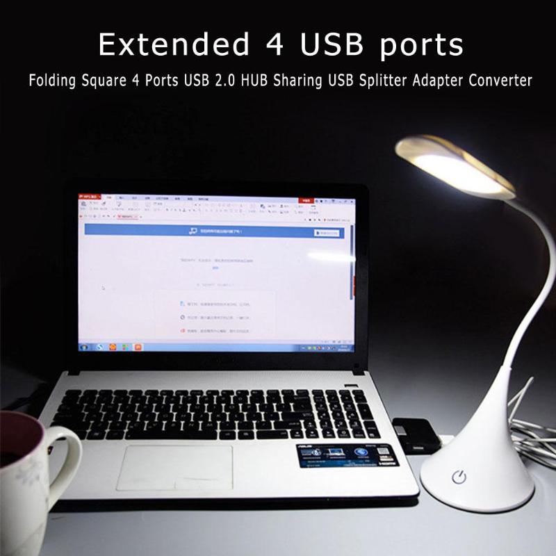 Micro USB 2.0 Charging Hub USB Port Sharing Switch OTG Hub USB Splitter 4 Ports for Apple Macbook Air Laptop PC USB Splitter New - ebowsos