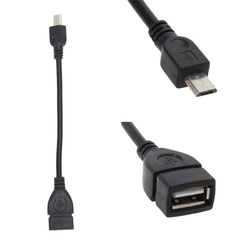 Micro USB Male to USB2.0 Female Host OTG Adapter Cable For Samsung Mp3 PC Camera Tablet PC Best Price - ebowsos