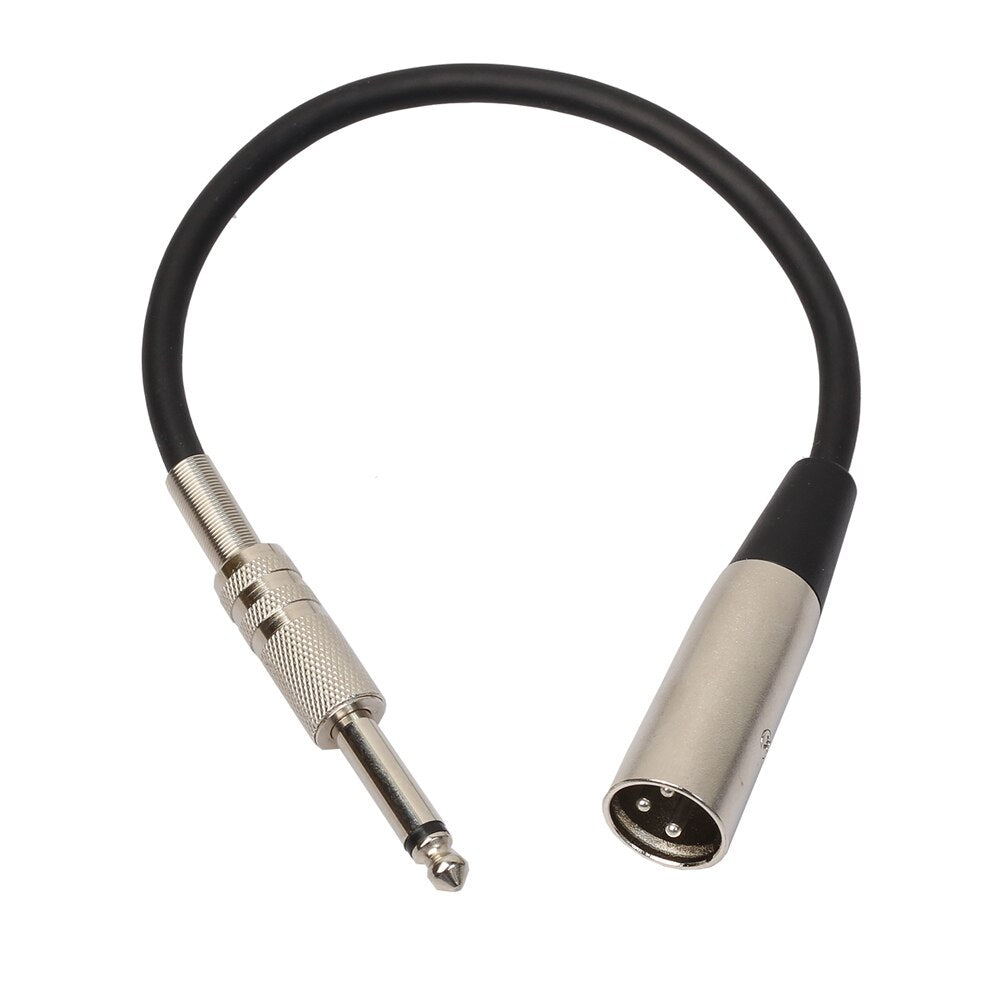 Microphone Adapter Cable 3-Pin XLR Female to 1/4 6.35mm Stereo Male Plug TRS Audio Cable Cord  Microphone Mic Adapter - ebowsos
