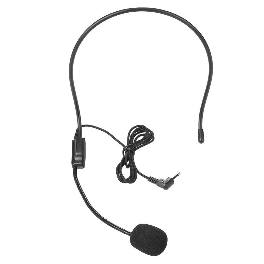 Microphone Smartphone Audio Device Lightweight Wired 3.5mm Microphone Headset for Class Presentation Amplifier Speaker Promotion - ebowsos