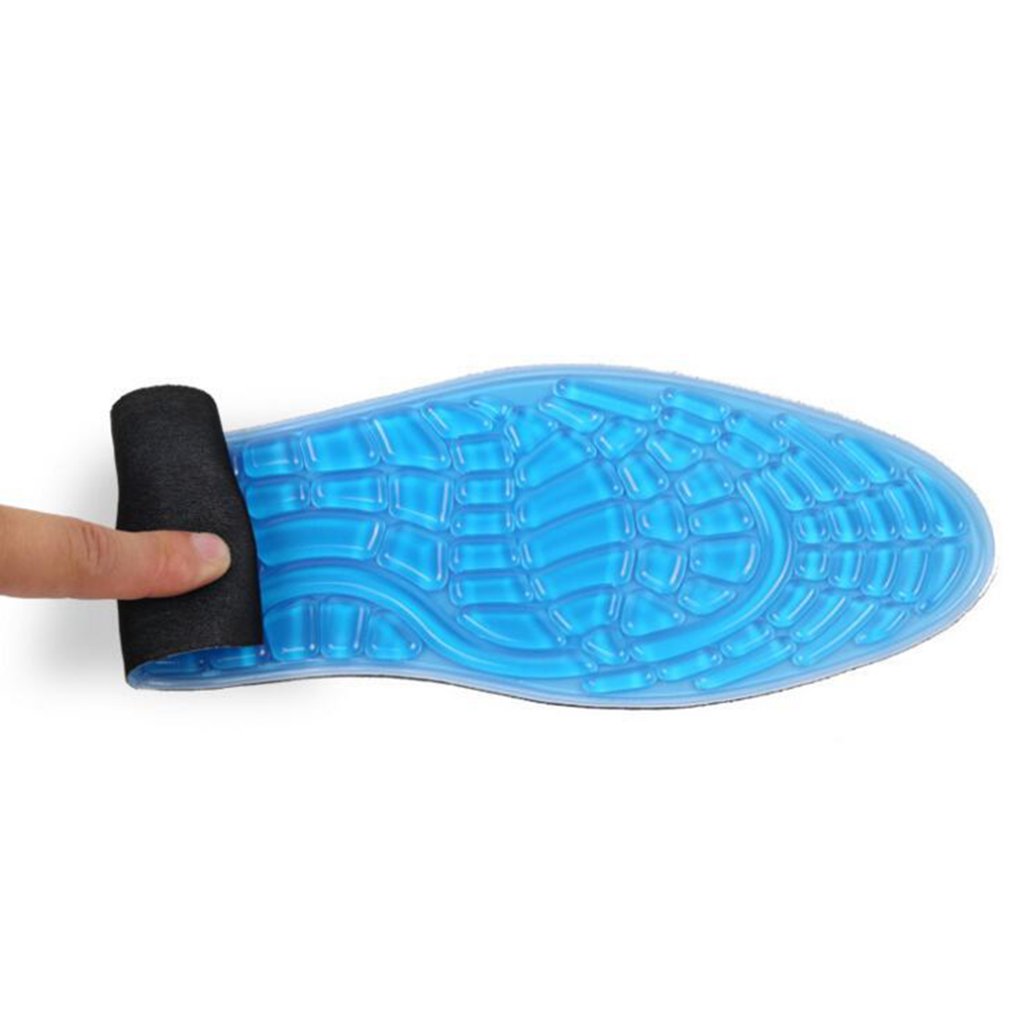 Military Training Exquisite Sports Shock Absorption Basketball Football Honeycomb Deodorant Silicone Insoles - ebowsos