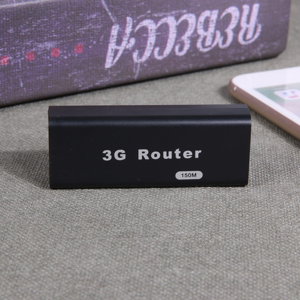 Mini 3G WiFi USB Wireless Router Wlan Hotspot AP Client 150Mbps RJ45 Portable Mobile Hotspot Wi-fi Router For Mobile Phone Table - ebowsos