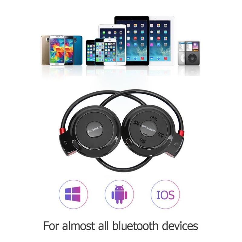 Mini 503 FM Radio Headphone Sport Music Stereo Earphone Wireless Bluetooth Headphones for Micro SD Card Slot Headset Promotion - ebowsos