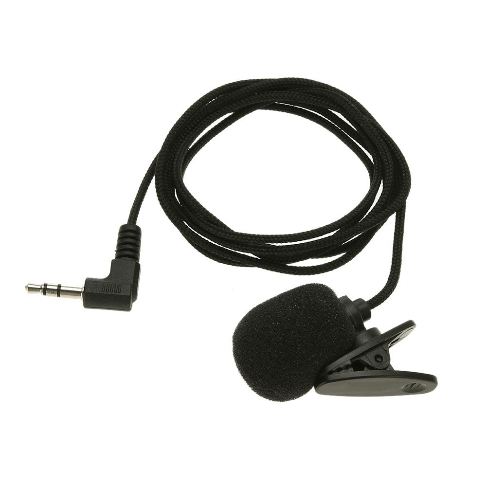 Mini Clip-on Lapel Microphone Hands-free 3.5mm Condenser Wired Microphone High Quality for Computer Audio Device - ebowsos