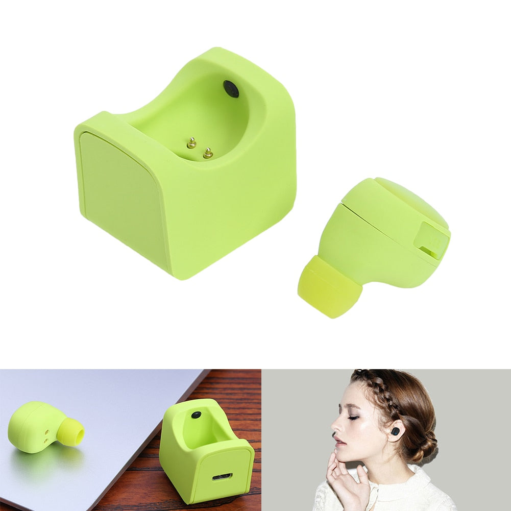 Mini Earphone Headset Wireless Bluetooth V4.1 Stereo Supports Multipoint Connection for iPhone iPod for Xiaomi Smartphone - ebowsos